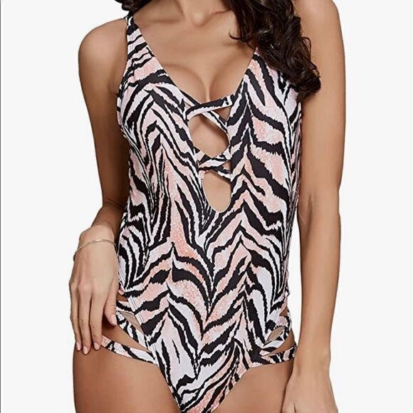 Women Sexy Swimsuit Adjustable Beach Bathing Suit - Picture 3 of 5